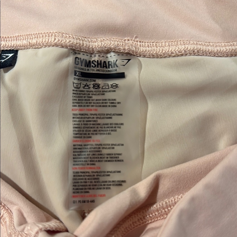 Gymshark Pink and Burgundy Leggings - Picture 4 of 7
